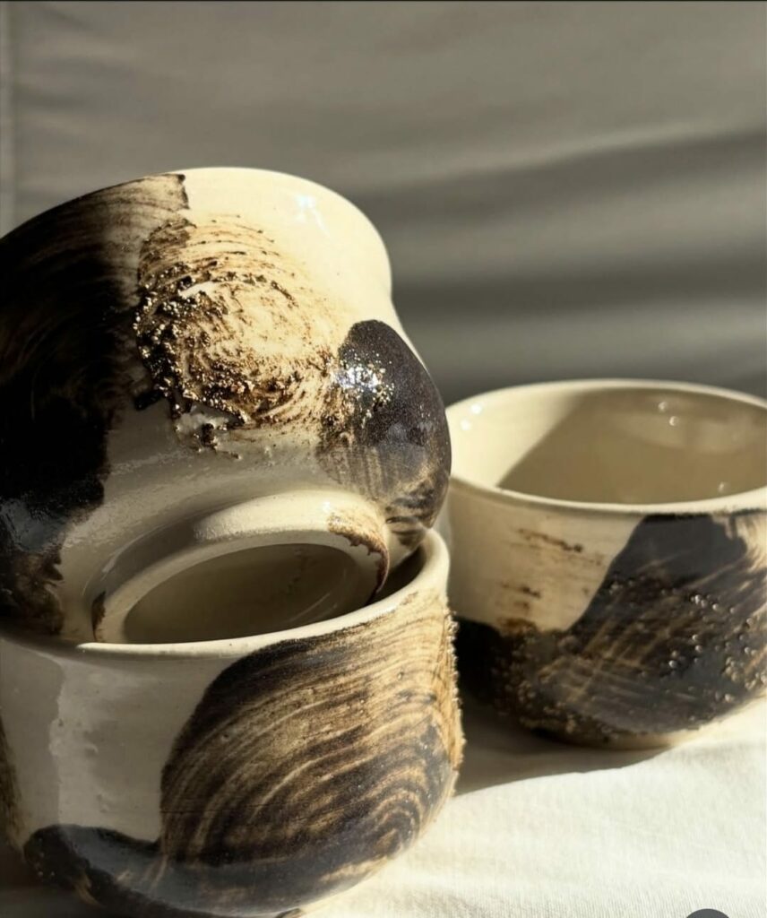 collection petrichor tasse céramique rugueuse